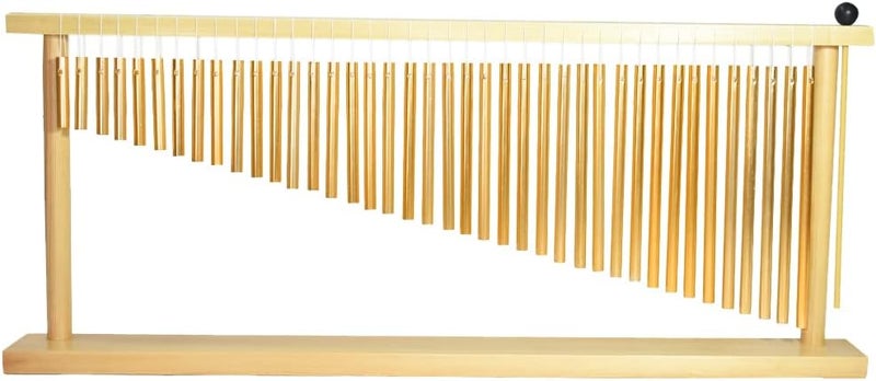ENNBOM 40-Note Bar Chime Table Top Wind Chime Metal Bars Percussion Instrument with Mallet Chimes for Classroom - Image 1